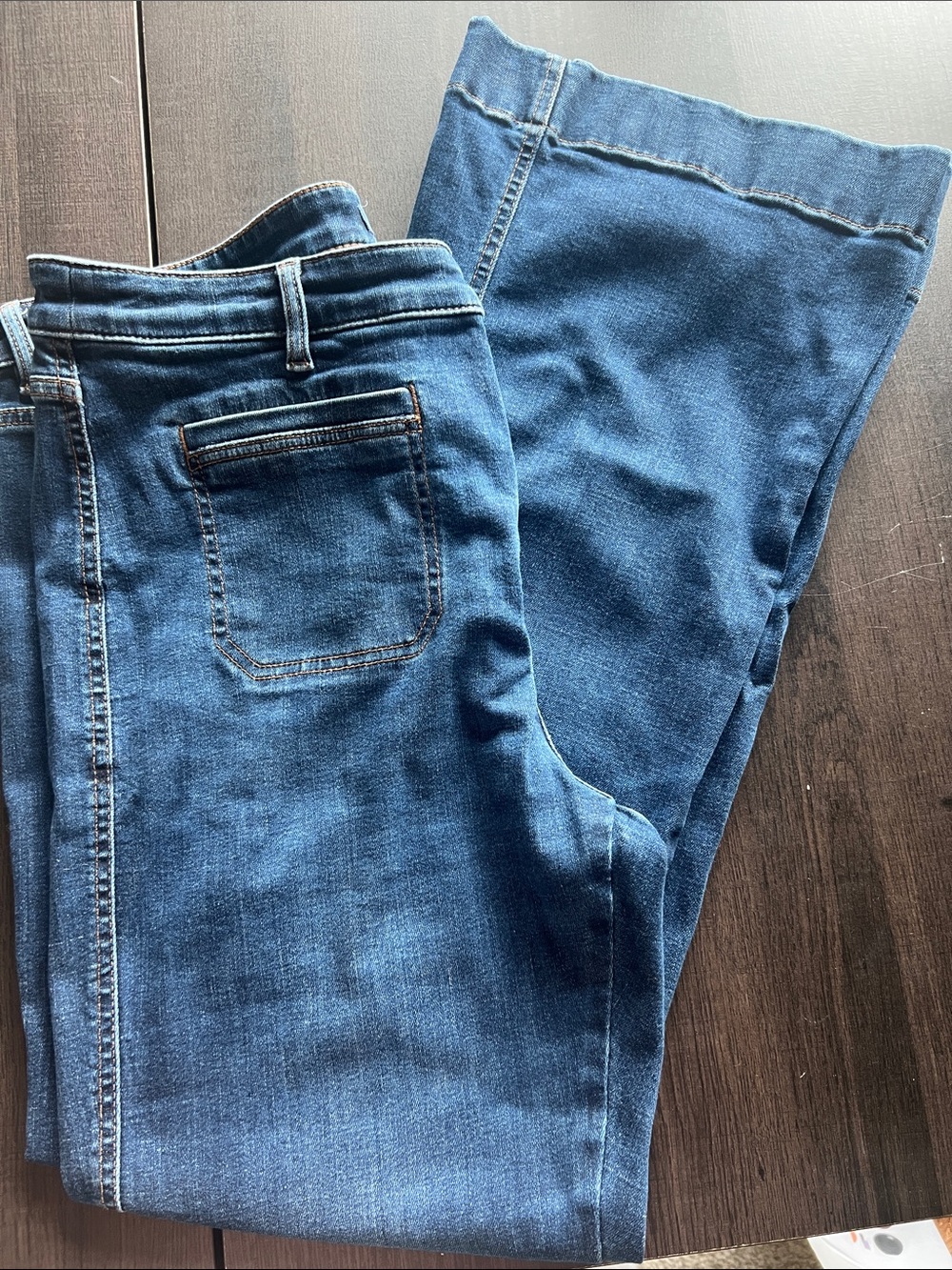 J Jill high rise flare jeans